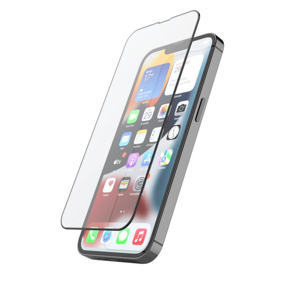 Full Screenprotector voor iPhone 14 β Transparant met Zwarte Rand