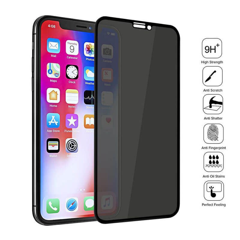 Full Privcay Screenprotector voor iPhone 11 PRO - Zwart