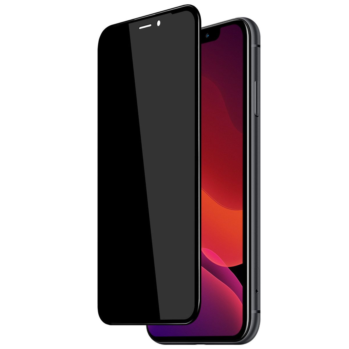 Full Privcay Screenprotector voor iPhone 11 PRO - Zwart