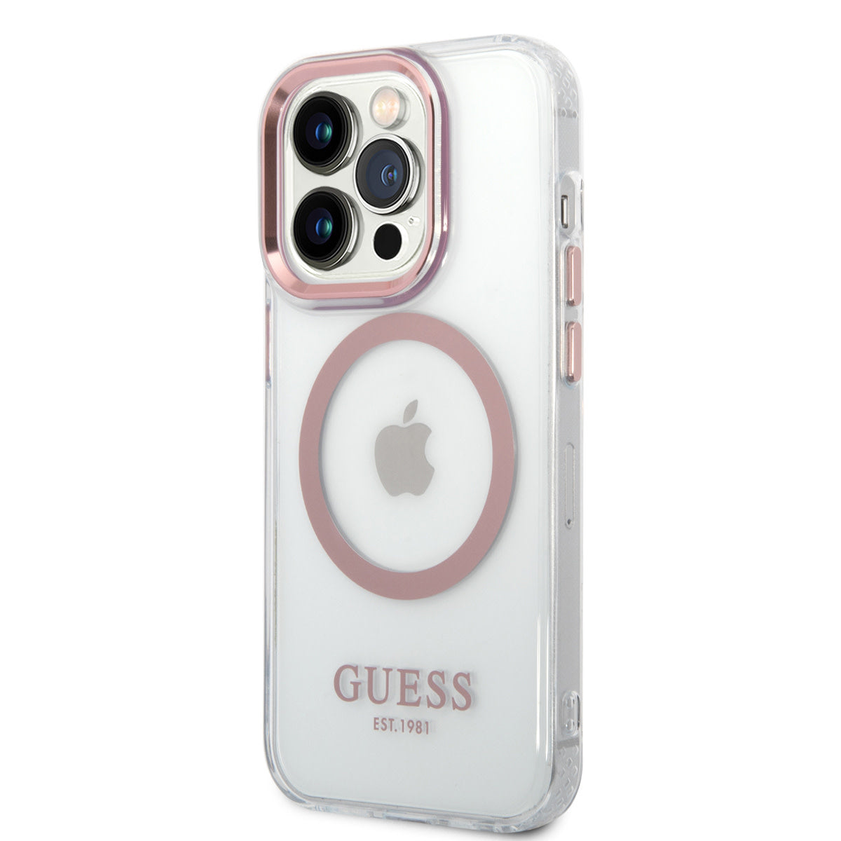 Guess iPhone 14 Pro Max Backcover - Magsafe Compatible - Transparant